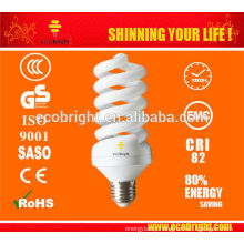 HOT! 12MM 45W 5500K SPIRAL CFL SAVING LIGHT BULBS FOR STUDIO 10000H CE QULITY